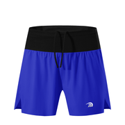 men's blue high waist running shorts by Anniou