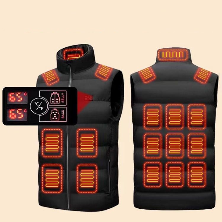 Men's Classic Heated Vest with 18 heated areas