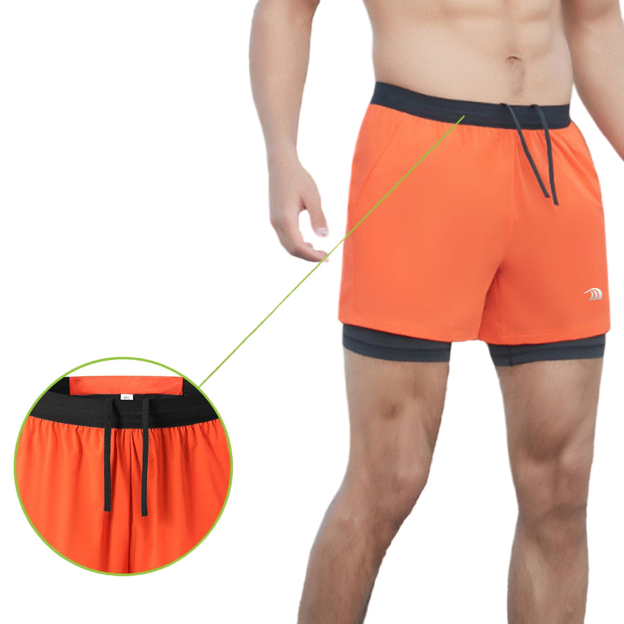 Men's Drawstring Marathon Running Shorts - Sidiou Group