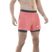 Men's Faux Two - piece Drawstring Quick - drying Sports Shorts - Sidiou Group