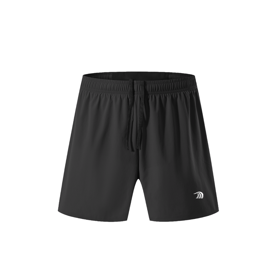 Men's Black Lightweight Running Shorts by Anniou