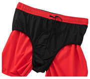 Men's Navy Blue Lightweight Running Shorts by Anniou lining