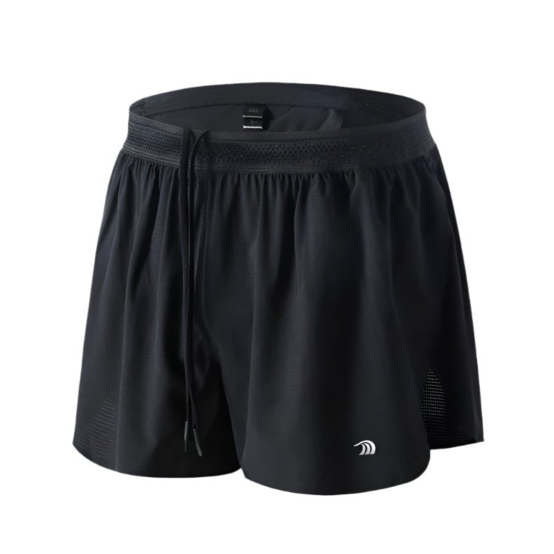 Mens Black Running Gym Shorts