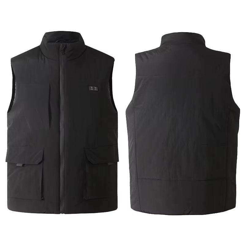 Plue Size Black Smart Heated Vest - Sidiou Group