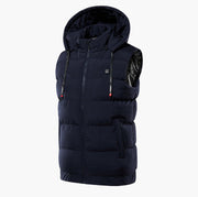 Plus Size Hooded Winter Heated Vest - Sidiou Group