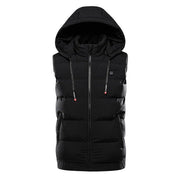 Plus Size Hooded Winter Heated Vest - Sidiou Group