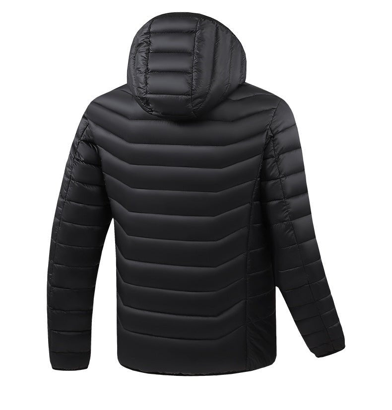 hooded Quilted Heated Jacket