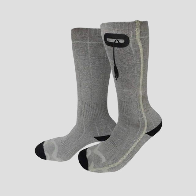 Unisex Cashmere Thermal Heating Socks grey