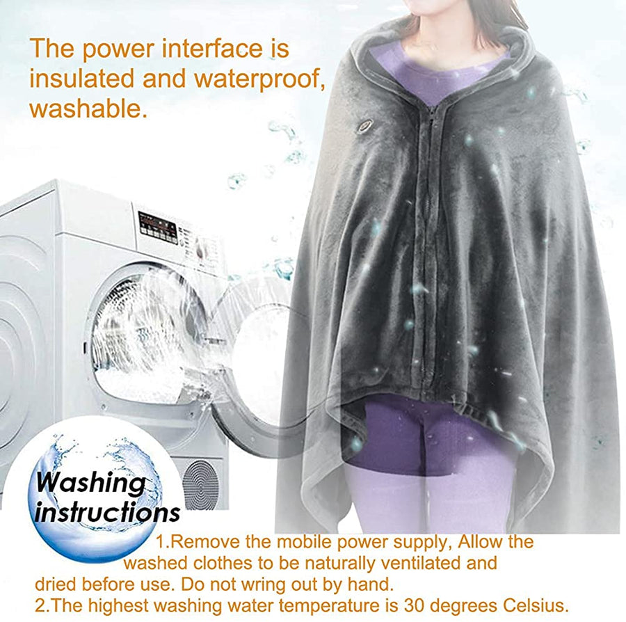 Unisex Heated Shawl Blanket - Sidiou Group