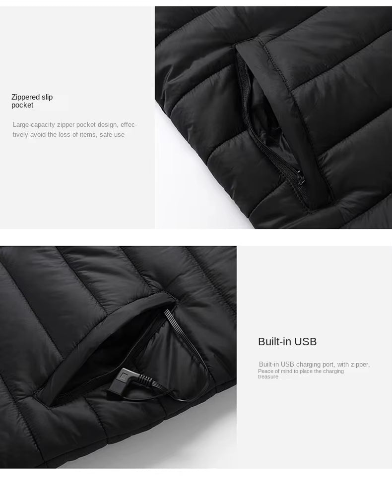 Unisex Heated V Neck Gilet - Sidiou Group