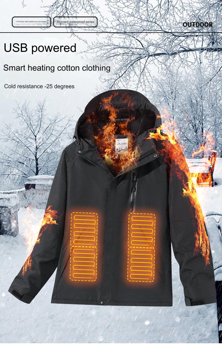 Unisex Outdoor Heated Trekking Jacket - Sidiou Group