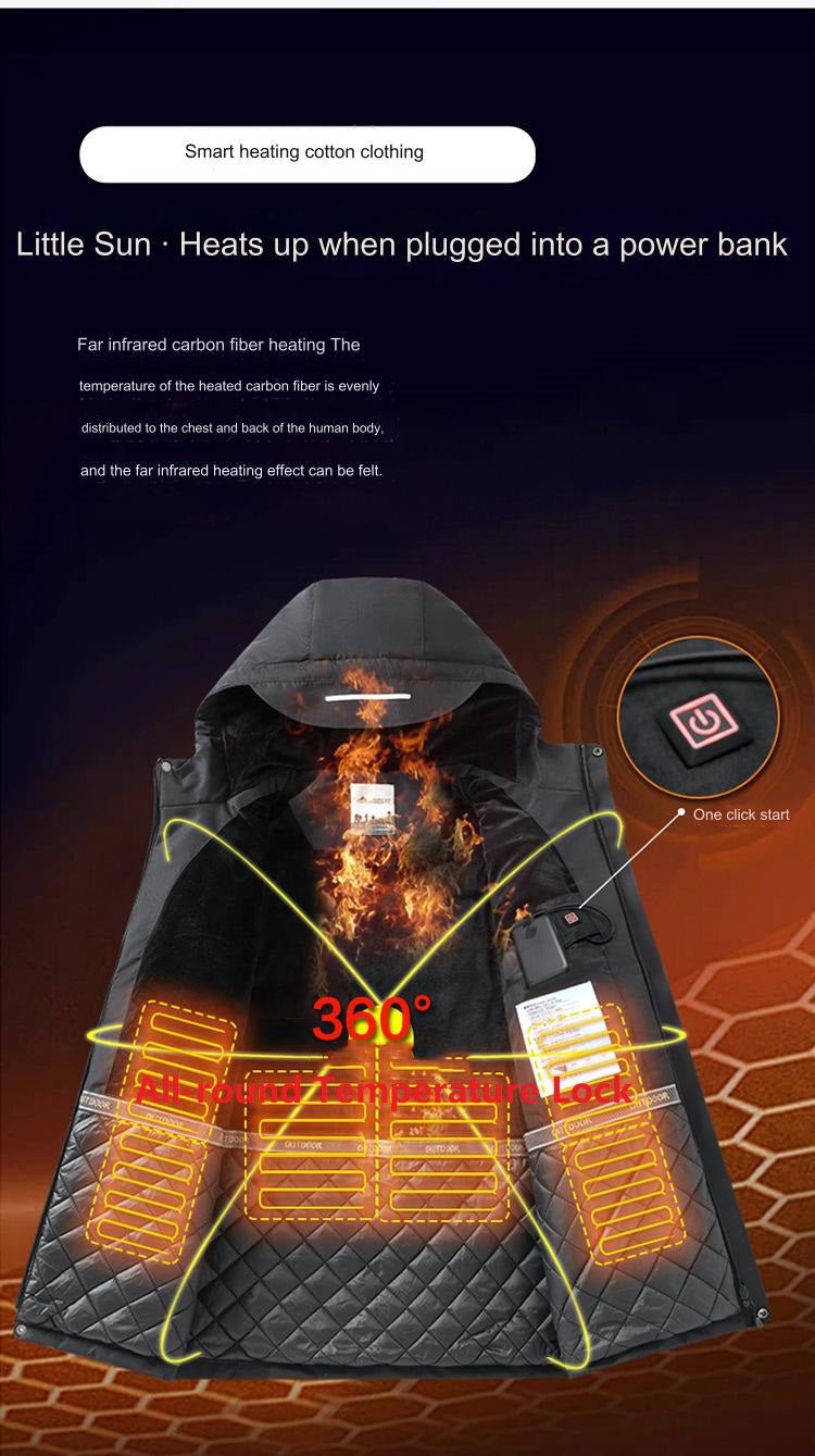 Unisex Outdoor Heated Trekking Jacket - Sidiou Group