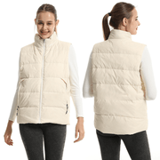 White Duck Down Heated Gilet - Sidiou Group