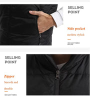 White Duck Down Heated Gilet - Sidiou Group