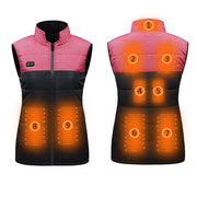 women's pink Double Switch Heated Vest