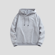 womens grey hooded pullstring sweatshirt