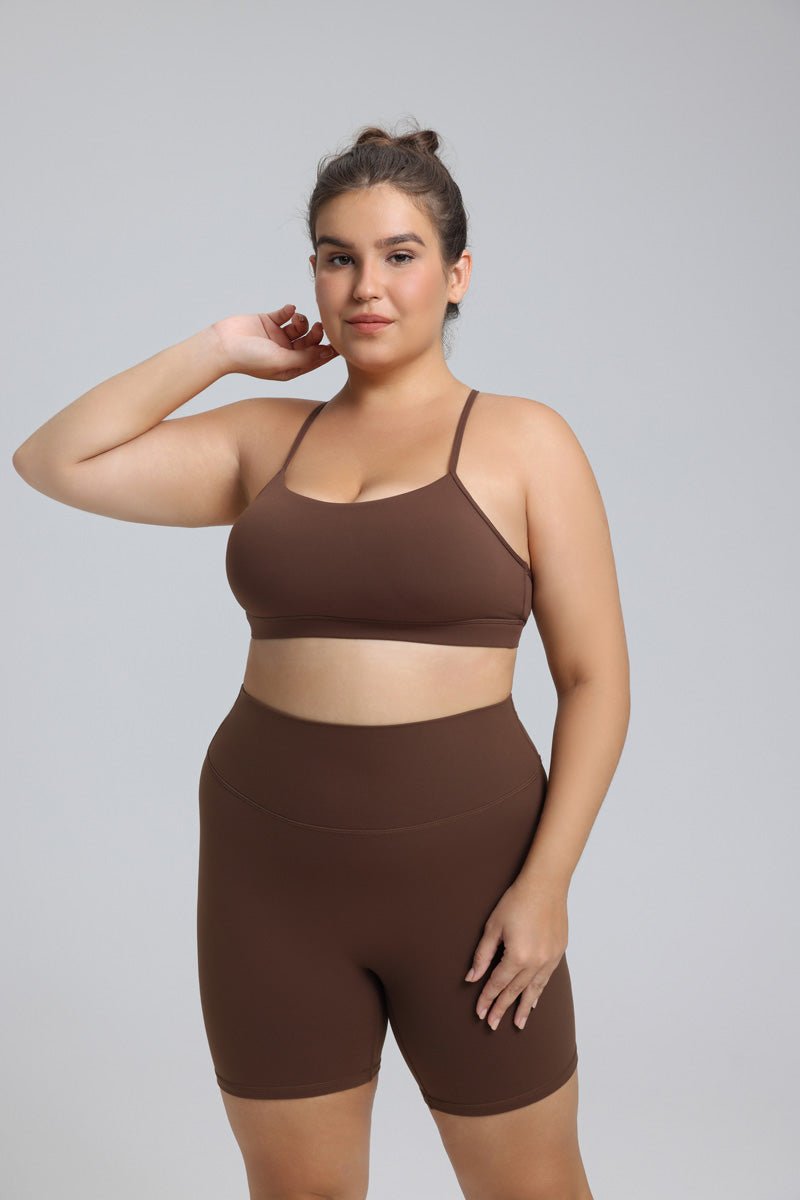 Plus Size Y-Back Yoga Bra