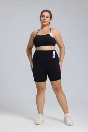 Plus Size Buttery Soft Yoga Shorts