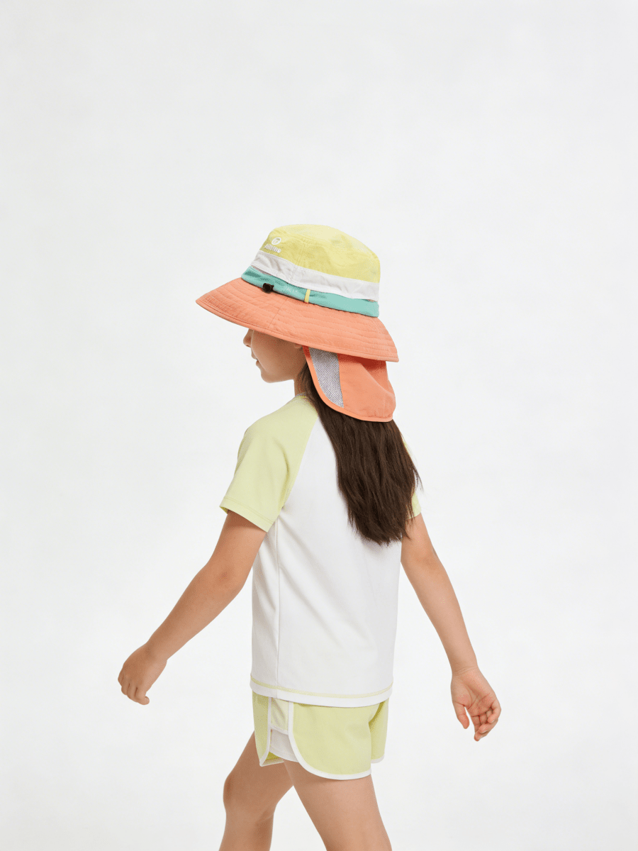 UPF 50+ Color-Block Kids’ Bucket Hat