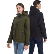 10 Area Heated Hooded Softshell Jacket for men and women