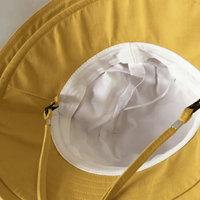 100% cotton sun hat inner display