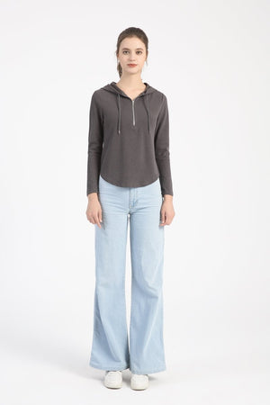 Women’s Half-Zip Athleisure Hoodie