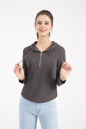 Women’s Half-Zip Athleisure Hoodie