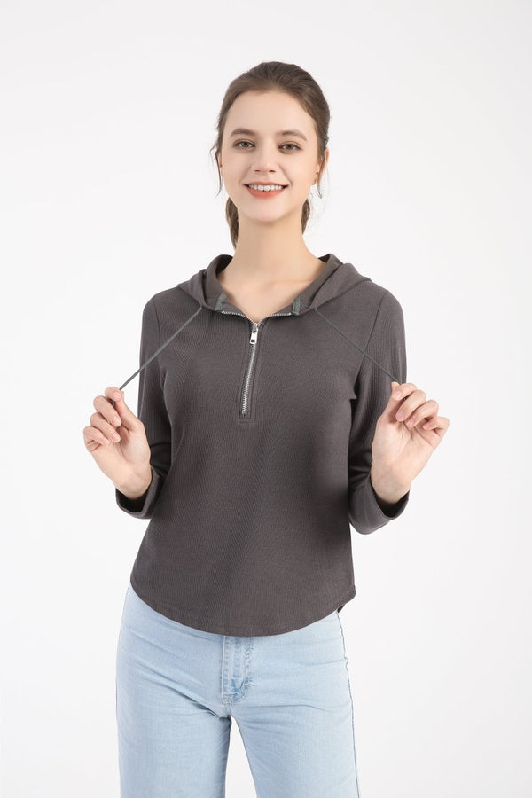 Women’s Half-Zip Athleisure Hoodie