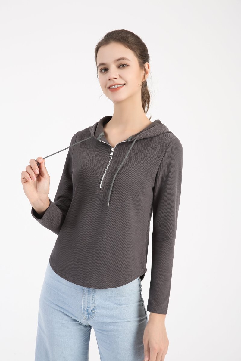 Women’s Half-Zip Athleisure Hoodie