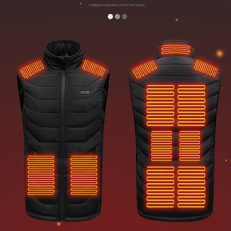 11 Area Dual Control Heated Gilet - Sidiou Group
