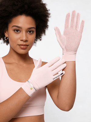 Guanti traspiranti da sole con protezione UPF 50+ per donna