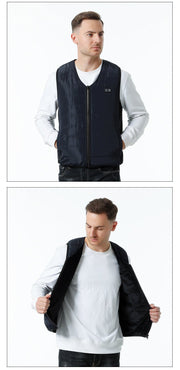 12 Area V Neck Heated Gilet - Sidiou Group