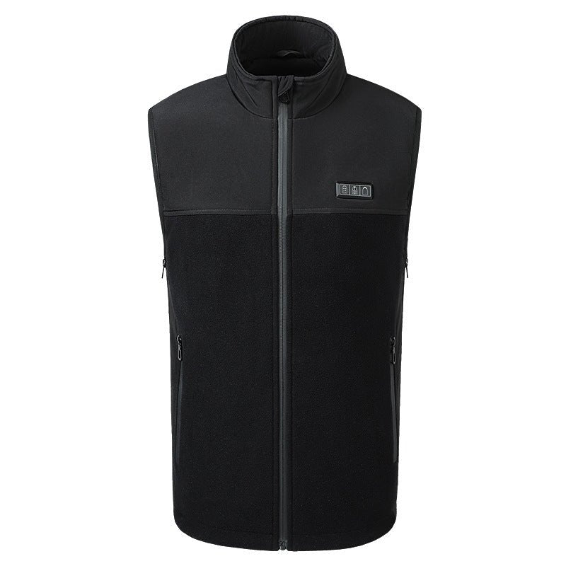 13 Area Black Fleece Heated Gilet - Sidiou Group
