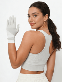 UPF 50+ Color-Block Anti-Slip Gloves