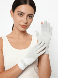 UPF 50+ Color-Block Anti-Slip Gloves