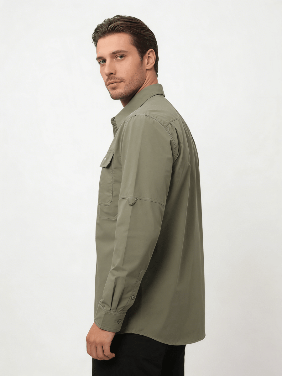 UV Protection Outdoor Long Sleeve Workwear Shirt