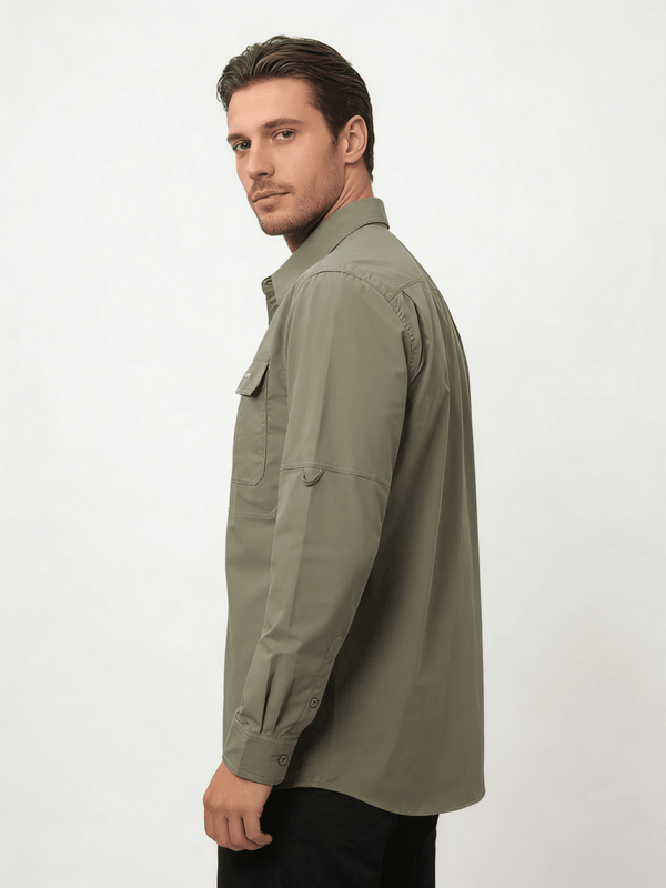UV Protection Outdoor Long Sleeve Workwear Shirt
