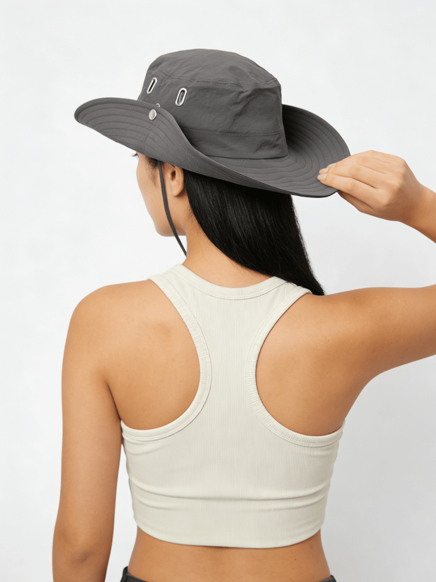 UPF50+ Wide Brim Foldable Bucket Hat