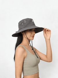UPF50+ Wide Brim Foldable Bucket Hat