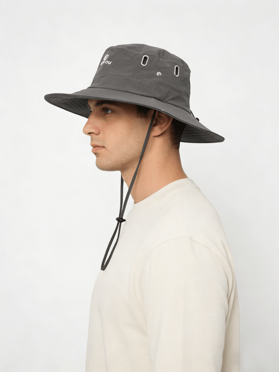 UPF50+ Wide Brim Foldable Bucket Hat