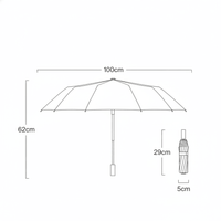 16 Ribs Wooden Handle Umbrella Specifications