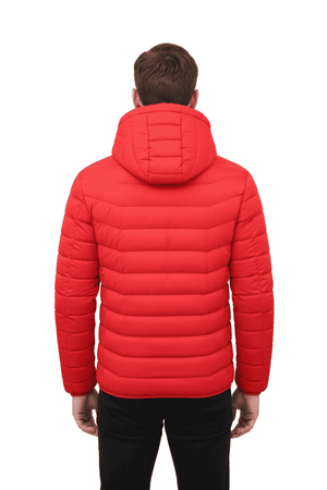 Ein-Knopf Daunenjacke mit Heizung