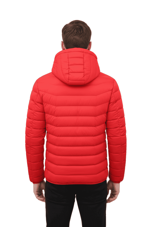 Ein-Knopf Daunenjacke mit Heizung