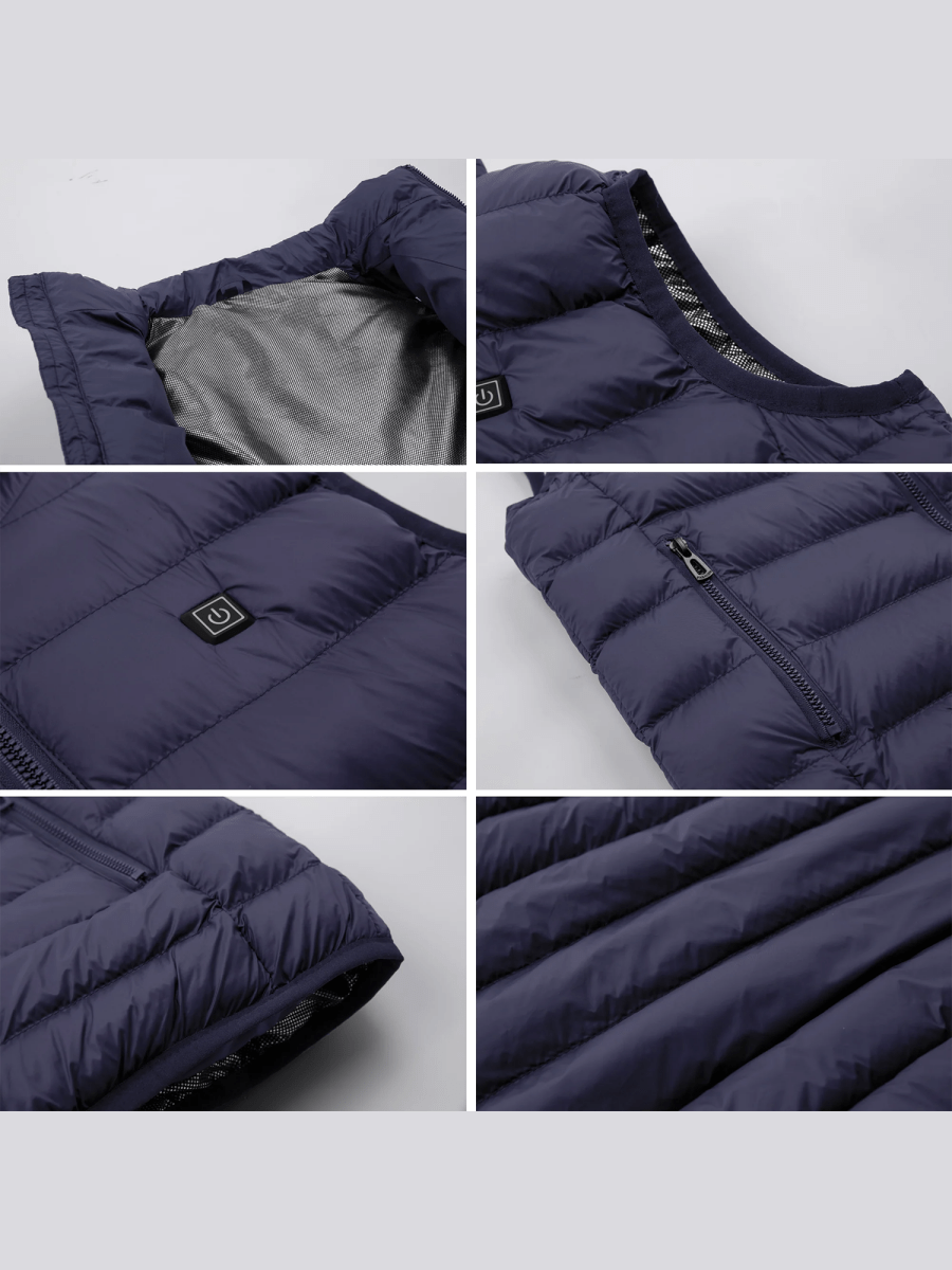 3 Heat Zone Navy Heated Vest