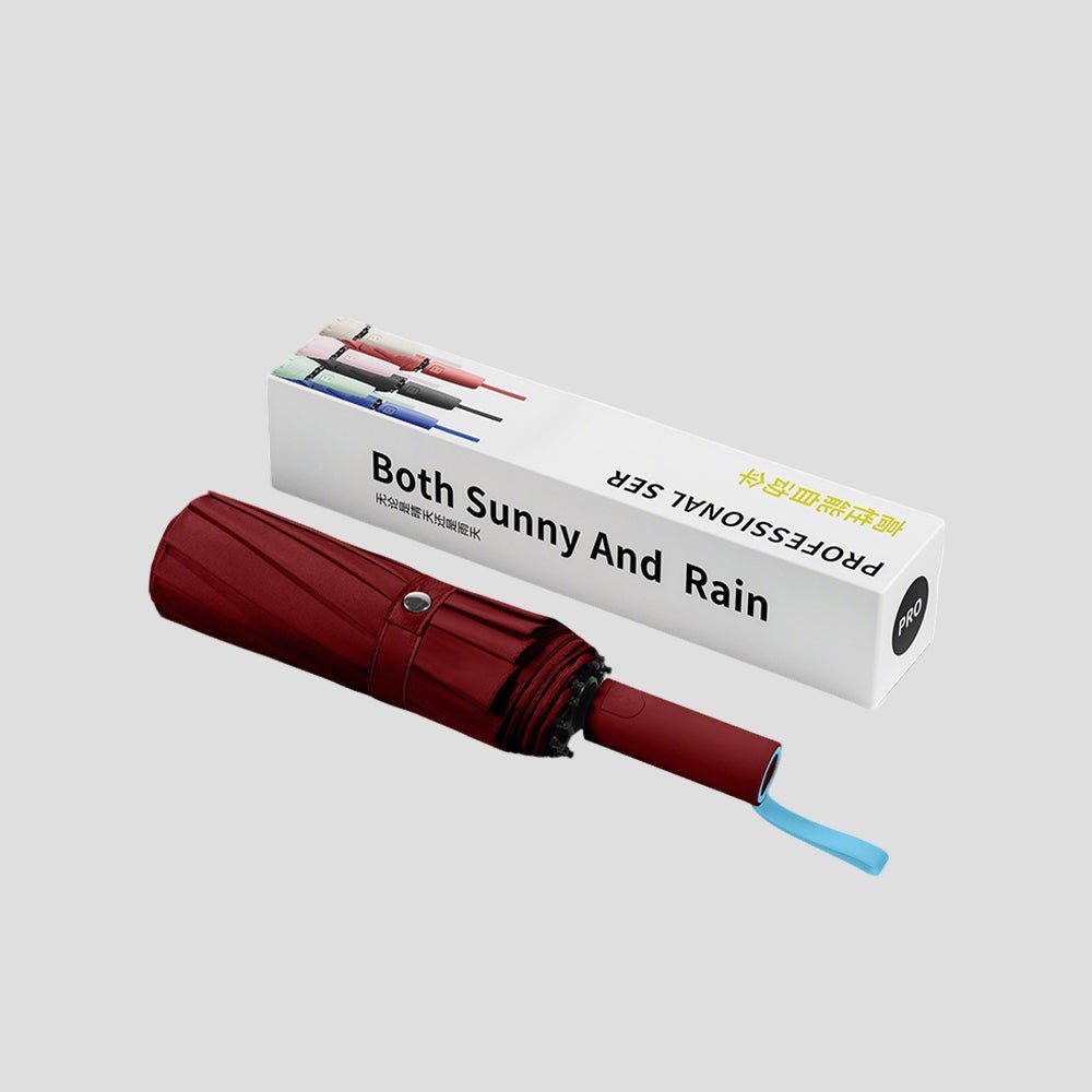192 Bone Red Sun Protection Umbrella UPF 50+