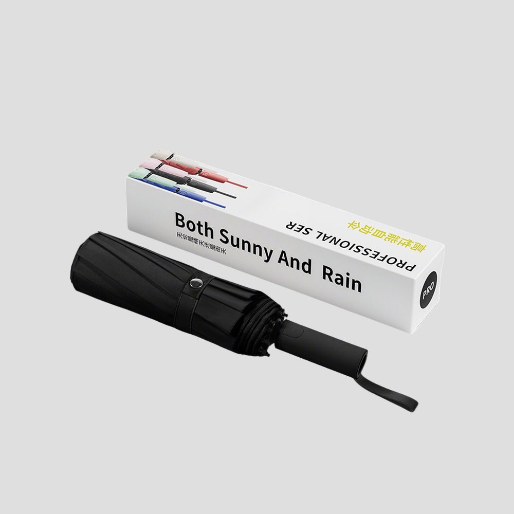 192 Bone Black Sun Protection Umbrella UPF 50+