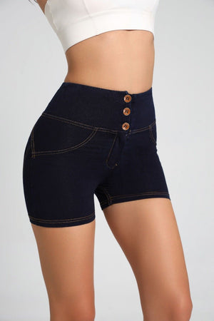 High Waist Butt Lift Denim Shorts