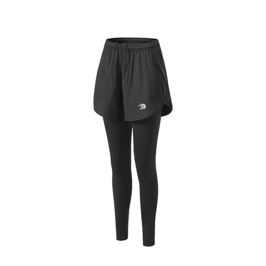 2 - in - 1 Fitness Running Leggings - Sidiou Group