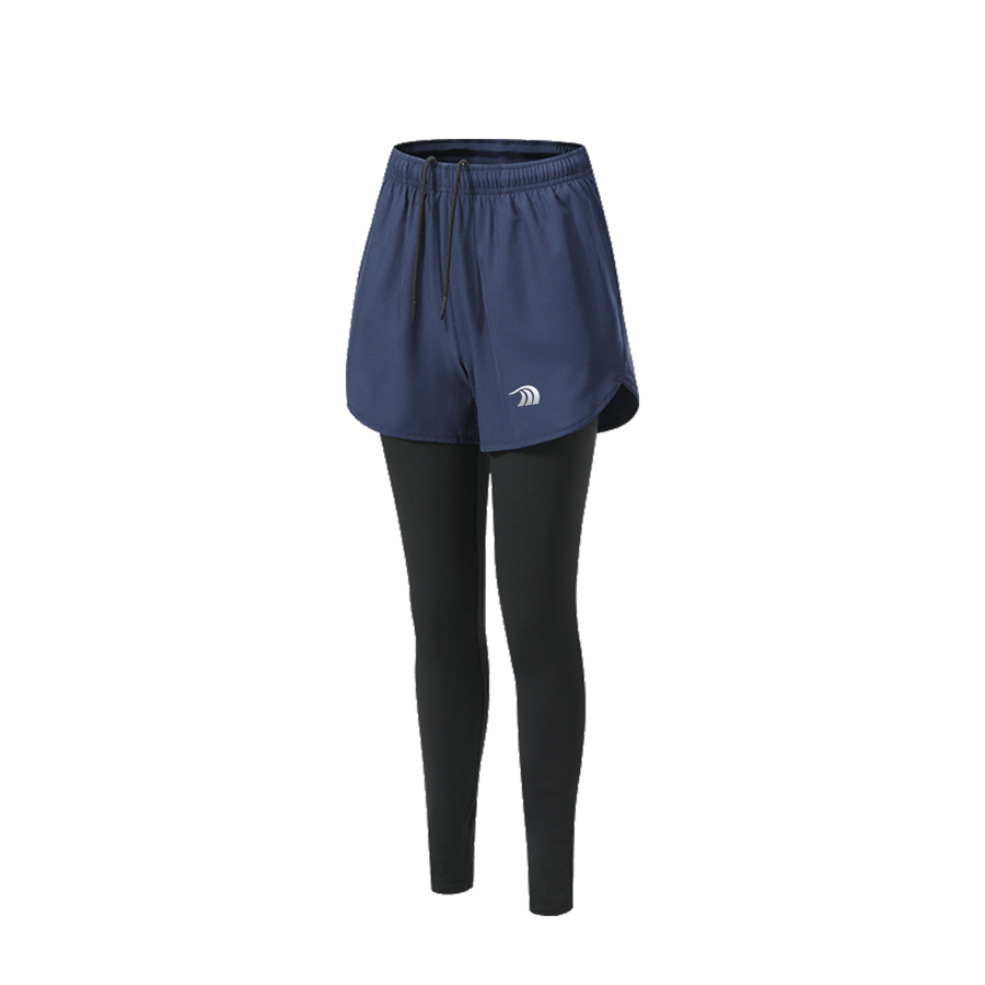 2 - in - 1 Fitness Running Leggings - Sidiou Group