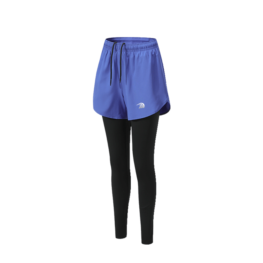 2 - in - 1 Fitness Running Leggings - Sidiou Group
